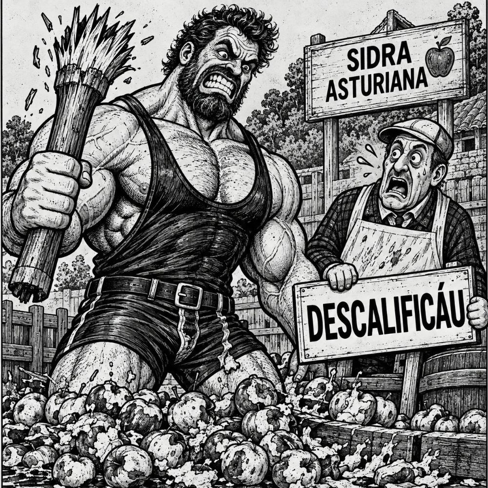 Descalificáu en Sariegu un culturista por mayar toes les sos mazanes en 3 segundos