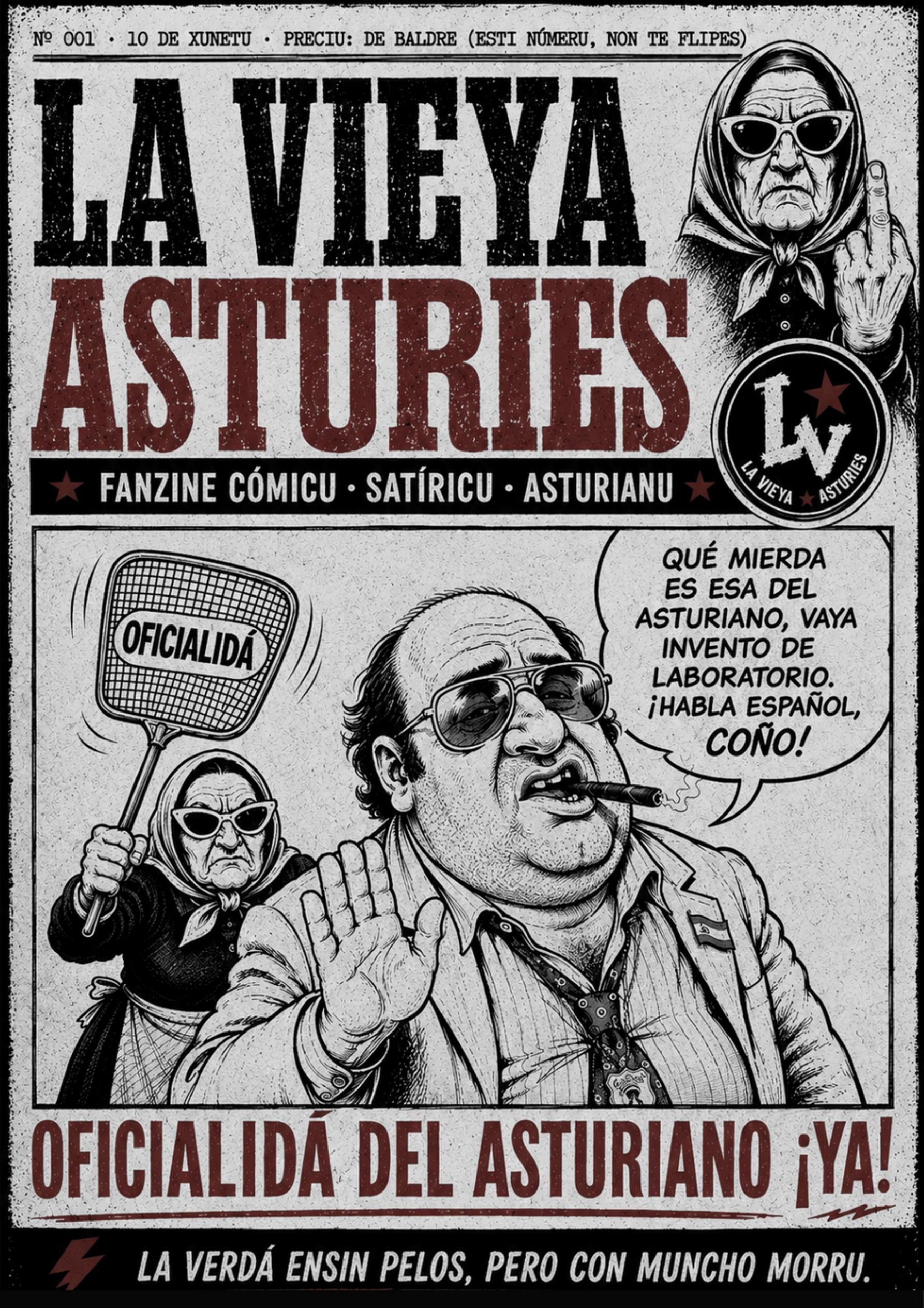 Portada — Númberu 1 — La Vieya Asturies