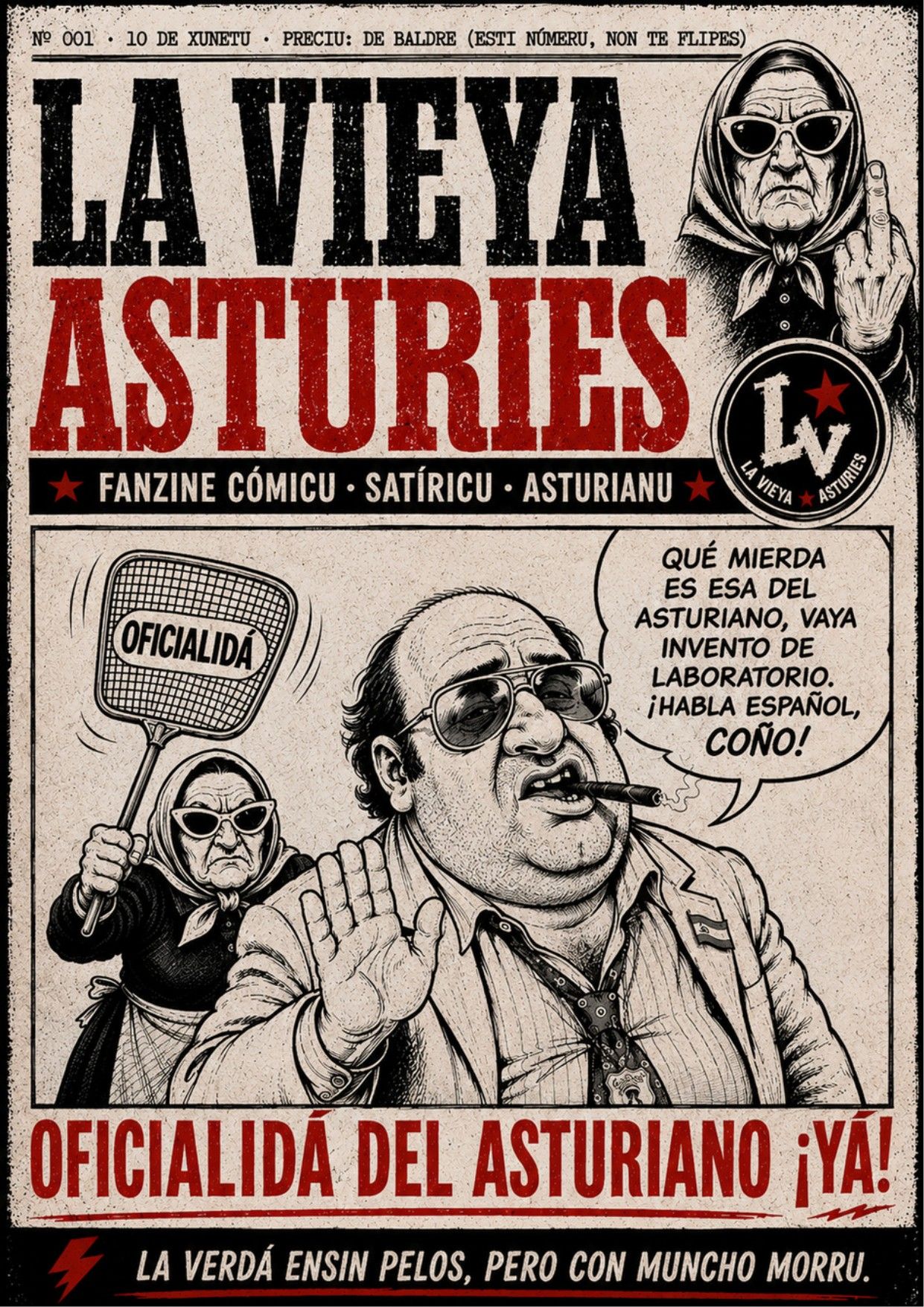 Páxina 1 de 4 — Númberu 1 — La Vieya Asturies