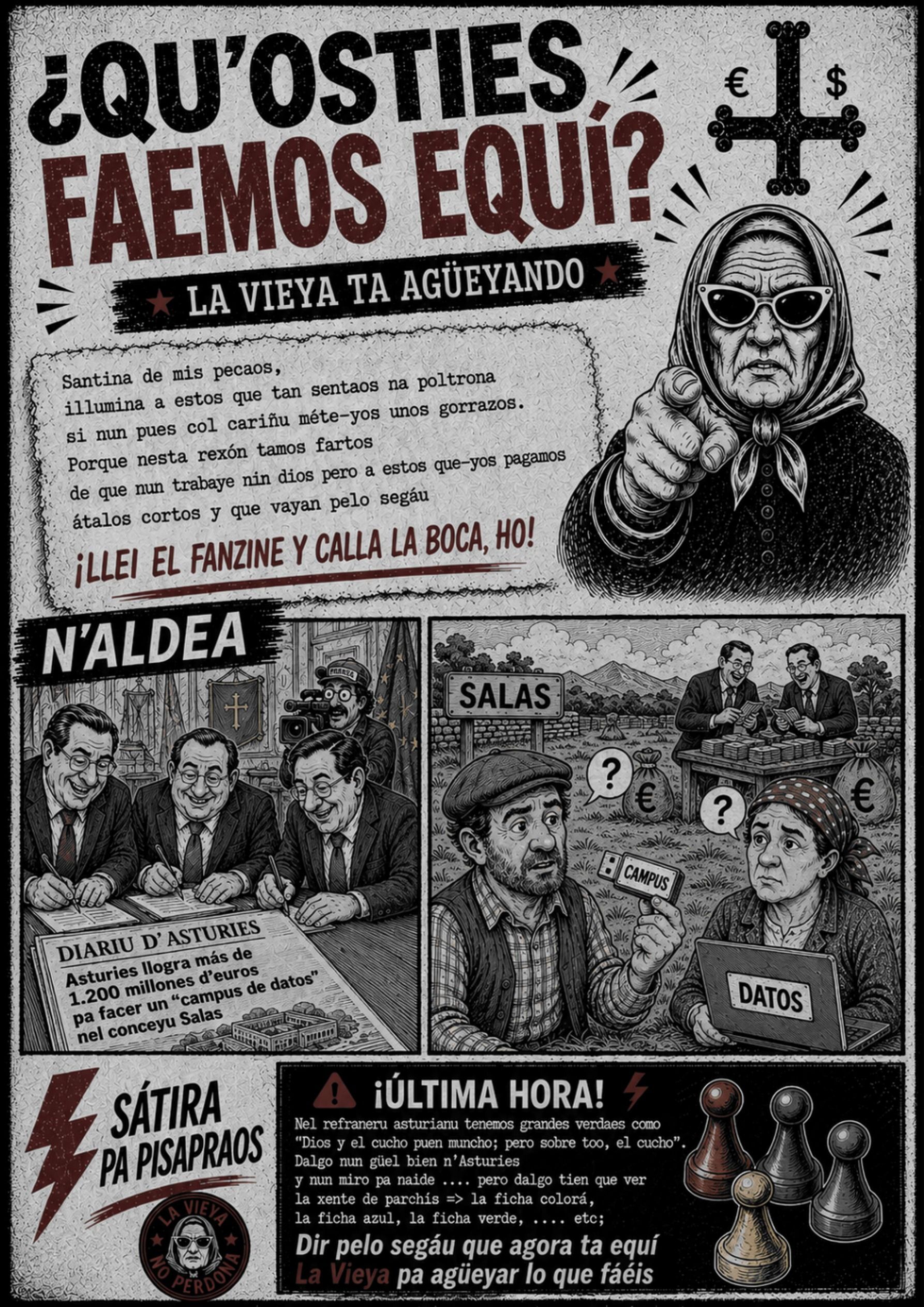 Páxina 1 — El día de la Santina, esti añu tocó oreya