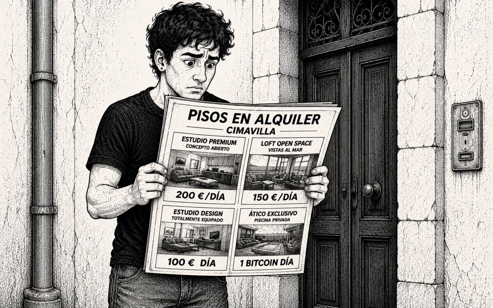 «Llevo dos meses buscando pisu en Cimavilla»