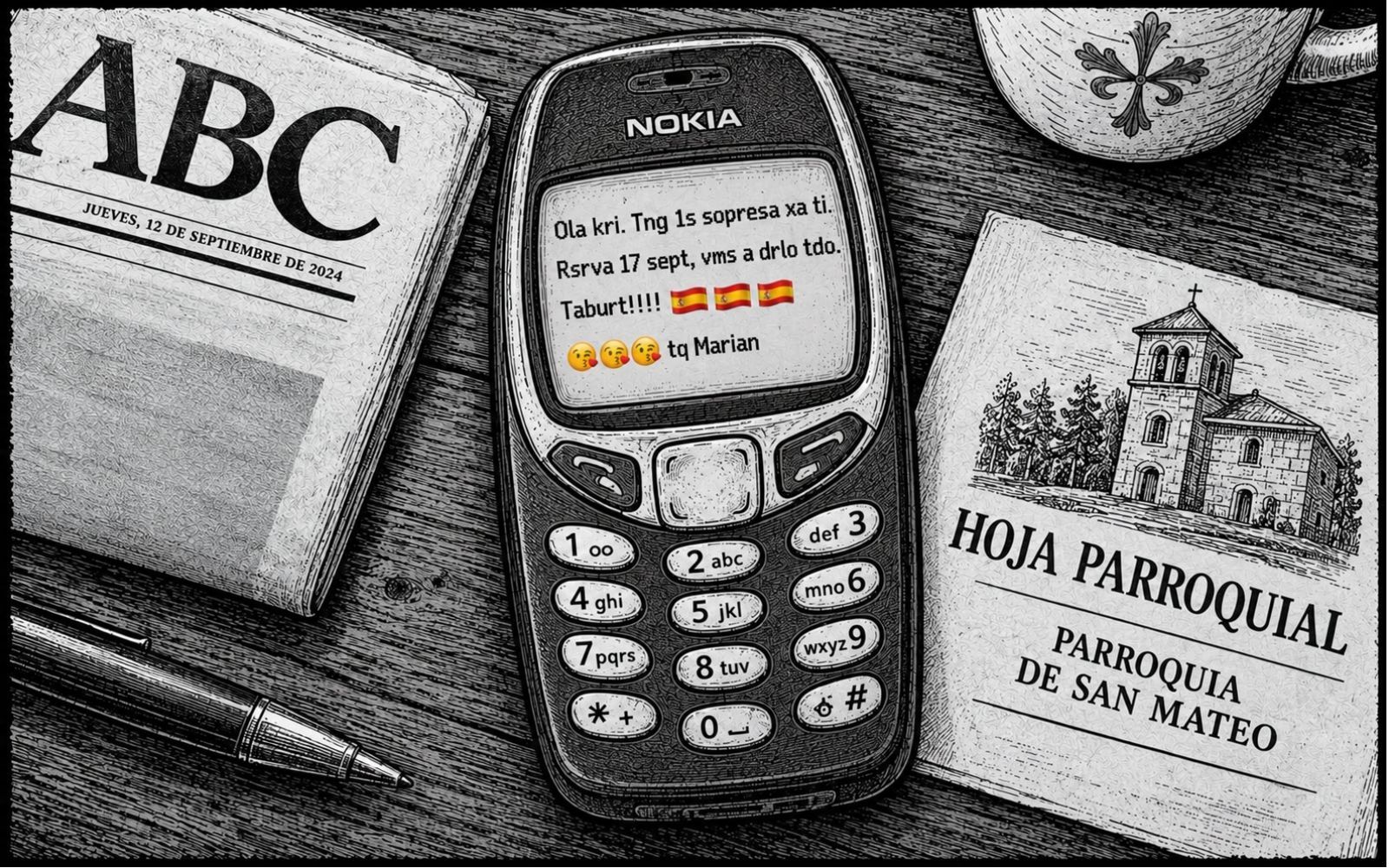 «Mando-y un SMS ilexible pa Nueches Celtes y nun sé si-y llegó»